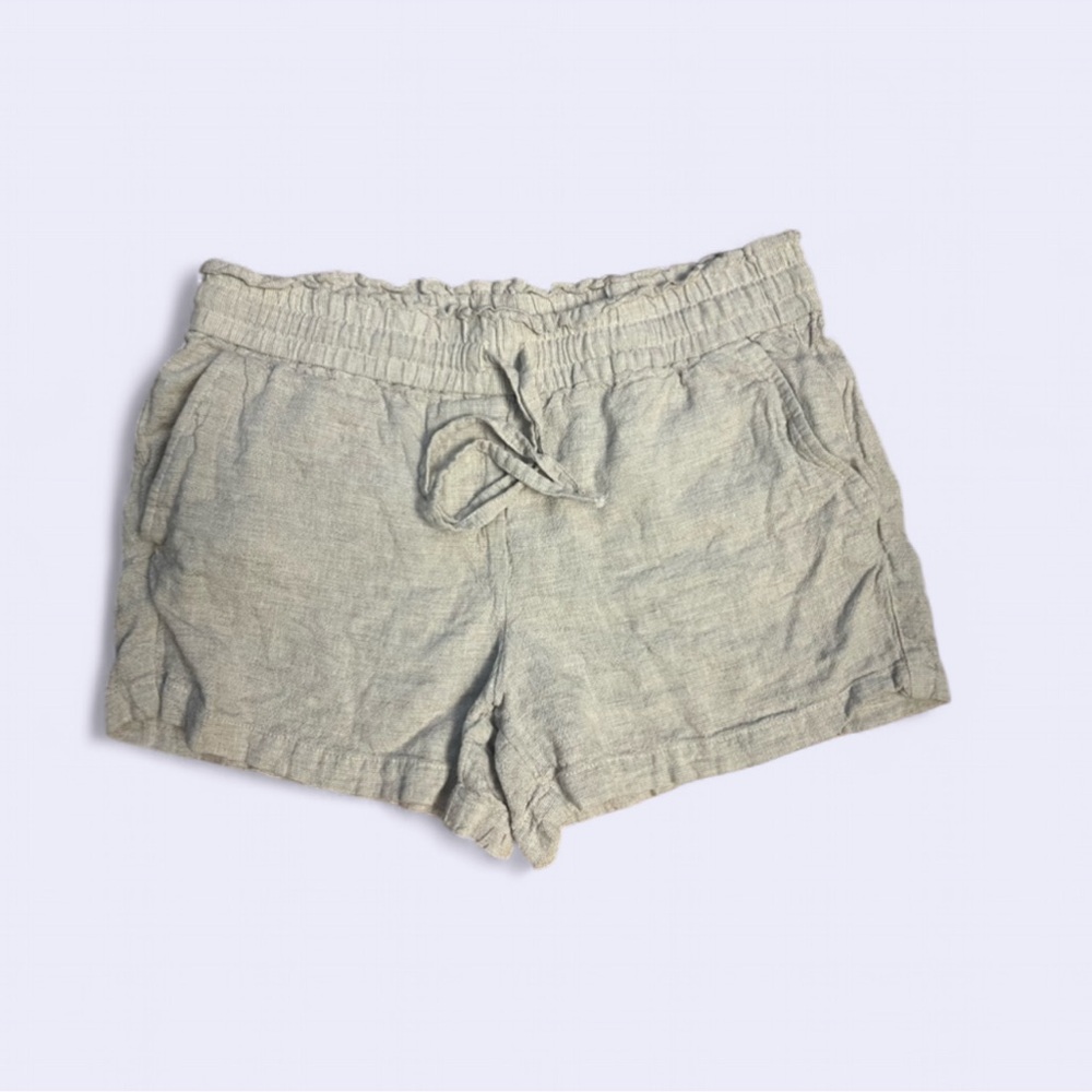 LOFT Women's Linen Casual Grey Shorts